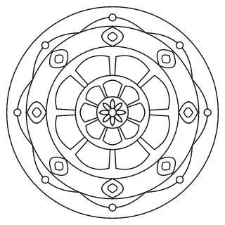 Easy Mandala #82