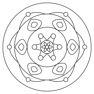 Easy Mandala #83
