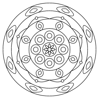 Easy Mandala #84