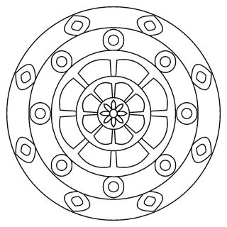 Easy Mandala #85