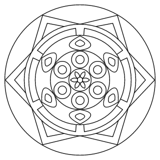Easy Mandala #86