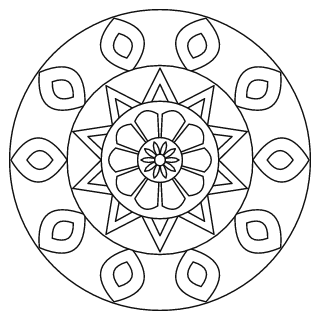 Easy Mandala #87