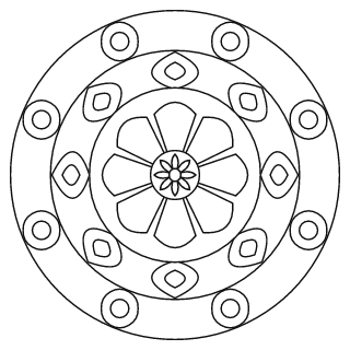 Easy Mandala #94