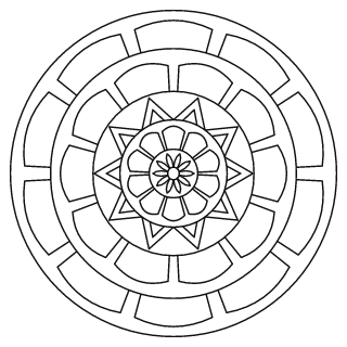 Easy Mandala #96