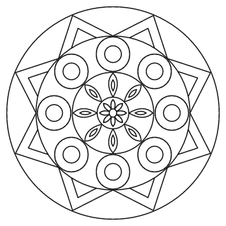 Easy Mandala #98