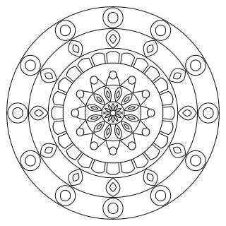 Medium Mandala #100