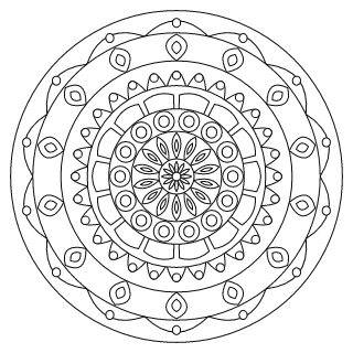 Medium Mandala #28