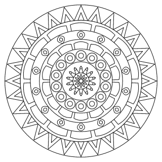 Medium Mandala #75