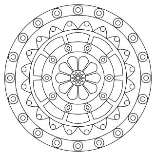 Medium Mandala #96