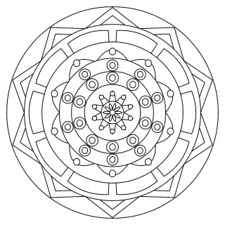 Medium Mandala #98
