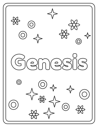 Genesis Name Coloring Page
