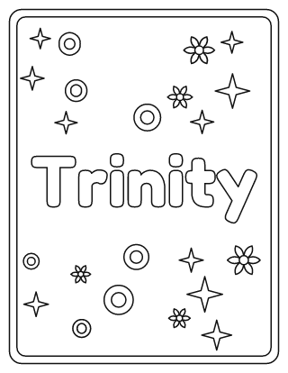 Trinity Name Coloring Page